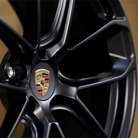 Porsche Macan 21x10J forging wheels Aluminum alloy 6061 bright black and Matte black