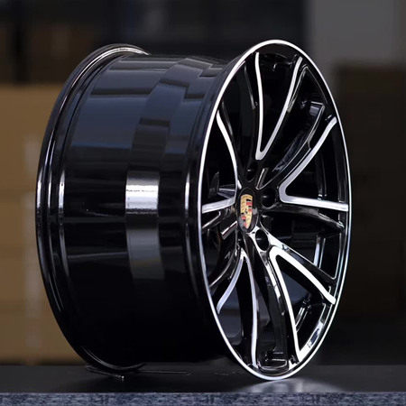 Porsche Panamera E-Performance 21 inch forged wheels Aluminum alloy bright black machine face