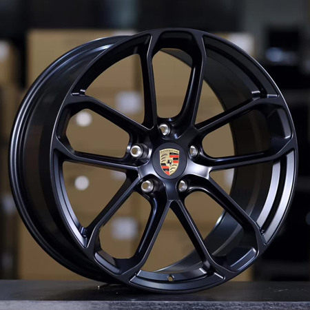 Porsche Macan 21x10J forging wheels Aluminum alloy 6061 bright black and Matte black
