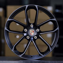 Porsche Macan 21x10J forging wheels Aluminum alloy 6061 bright black and Matte black