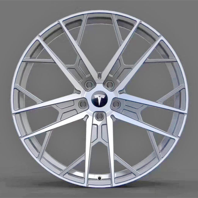 For Tesla Model X 22x10J forged wheels Gun Metal Machine Face Aluminum alloy 6061