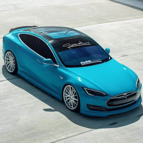 For Tesla Model S 21x10J forged wheels Bright Silver Aluminum alloy 6061