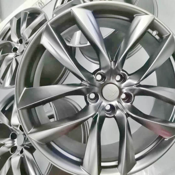 For Tesla Model X 21x10J forged wheels Bright black or Gun Metal  Aluminum alloy 6061
