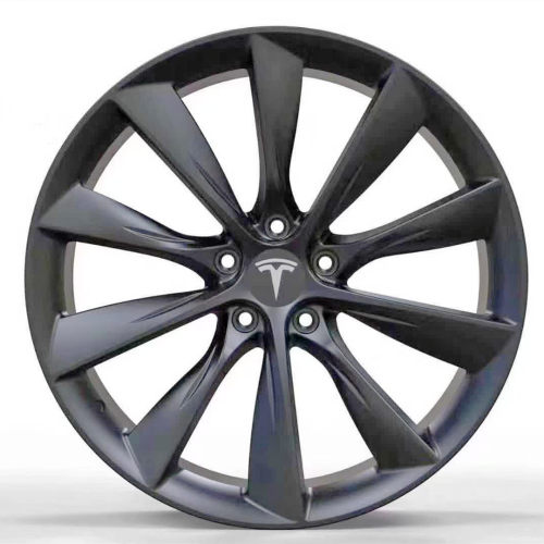 Tesla Model 3 21x9.5J forged wheels Aluminum alloy 6061 bright black