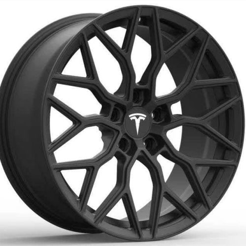 Tesla Model S 19x8.5J forged wheels Matte black Aluminum alloy 6061