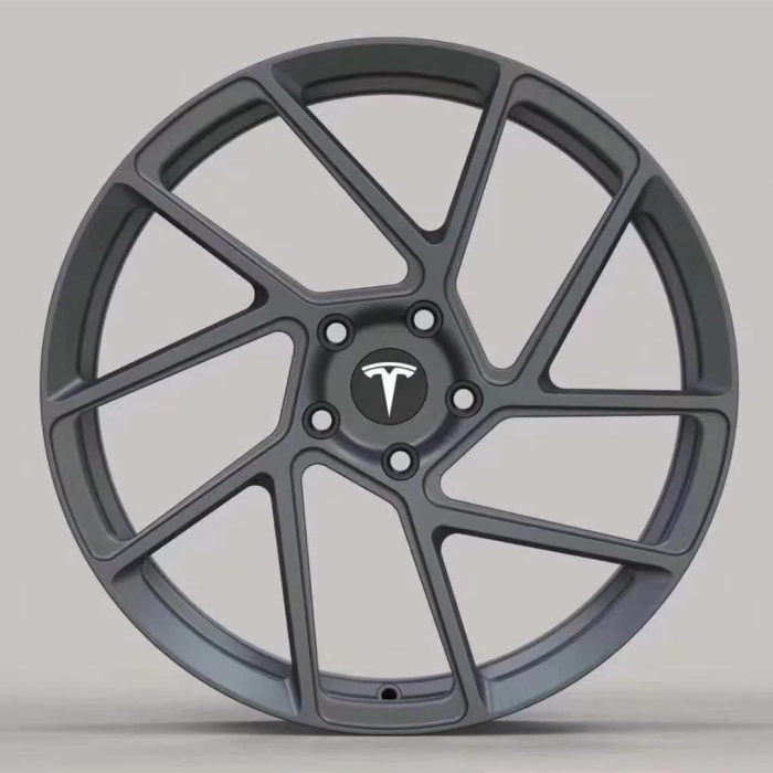 Custom Tesla FORGED Monoblock wheels