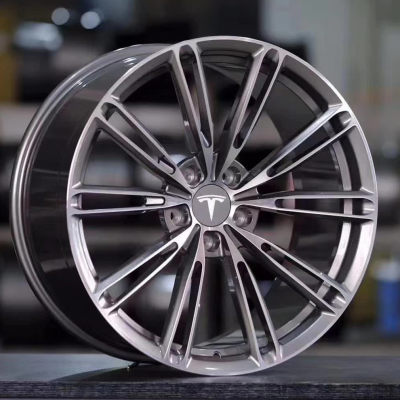 For Tesla Model 3 21x10J forged wheels Gun Metal Aluminum alloy 6061