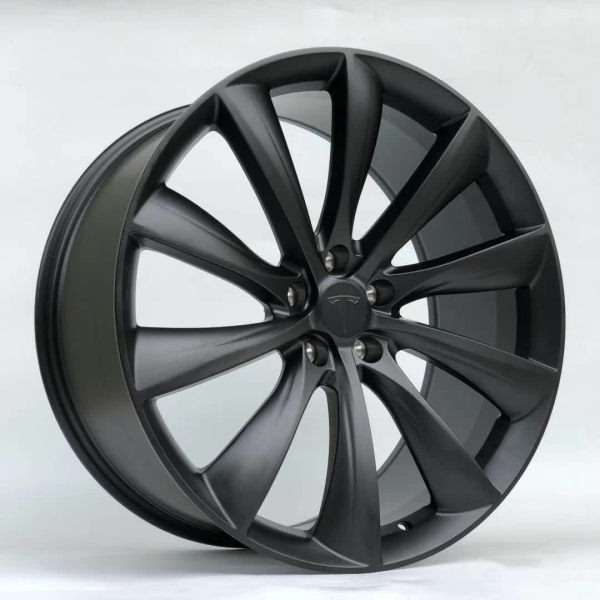 For Tesla Model 3 21x9.5J forged wheels Aluminum alloy 6061 bright black