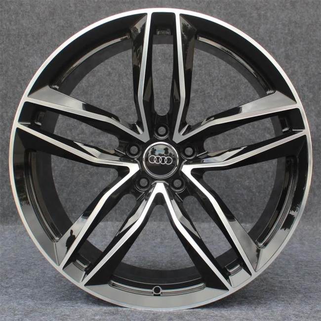 For Audi A7 20x8.5J 5X112 Forged Wheels Bright Black Machine Face Aluminum Alloy 6061