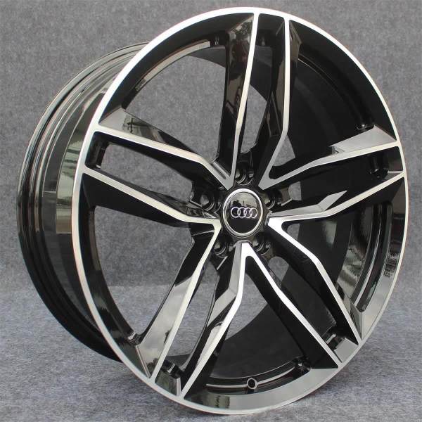 For Audi A7 20x8.5J 5X112 Forged Wheels Bright Black Machine Face Aluminum Alloy 6061