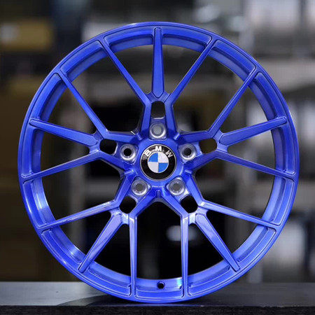 For BMW M4 F82/F83 20x9J 5X120 Forged Wheels Bright Blue Aluminum Alloy 6061
