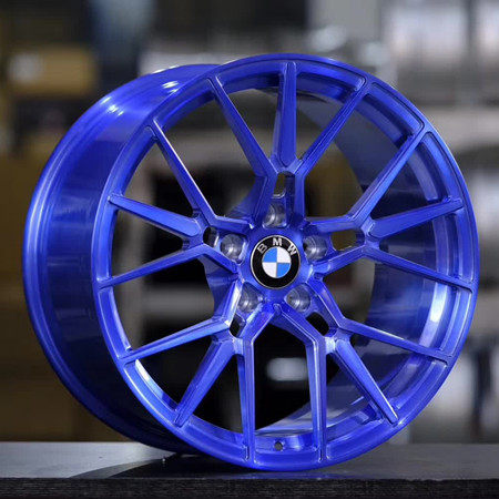 For BMW M4 F82/F83 20x9J 5X120 Forged Wheels Bright Blue Aluminum Alloy 6061