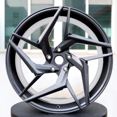 Custom Forged Wheels Twisted five-pointed star Gun Metal Alloy 6061