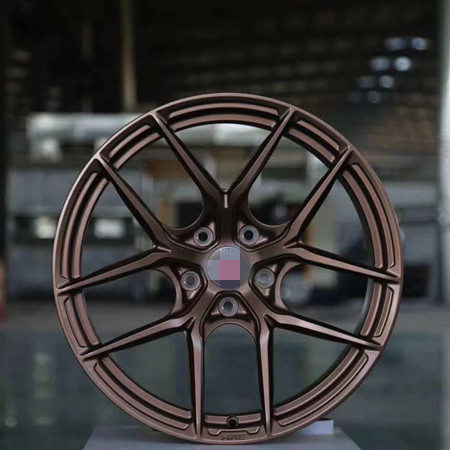 Custom 19x8.5J 5X120 Forged Wheels Similar HRE Bronze Alloy 6061