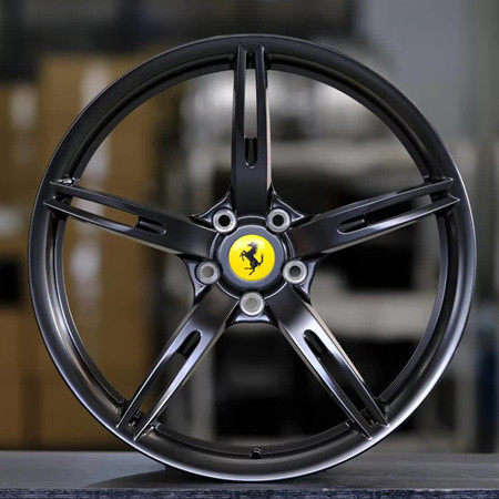 Ferrari F12 20x9.5J 5X114.3 Forged Wheels Bright Black Alloy 6061