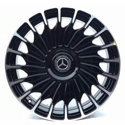 For Mercedes Benz C-Class AMG C63 19x8.5J 5X112 Forged Wheels Bright Black Alloy 6061