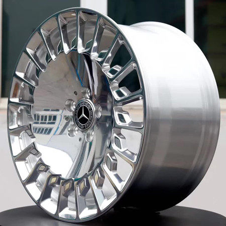 For Mercedes Benz E-Class 20x8J 5X112 Forged Wheels Polished Or Chrome Alloy 6061