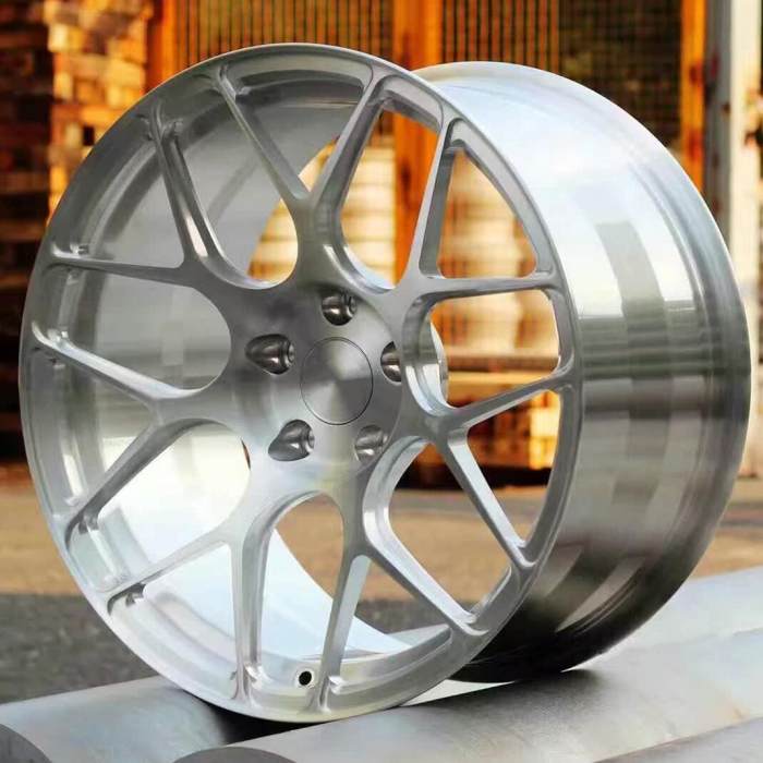 Hot sale replica 7 spokes classic Silver 19 inch wheels rim suppliers