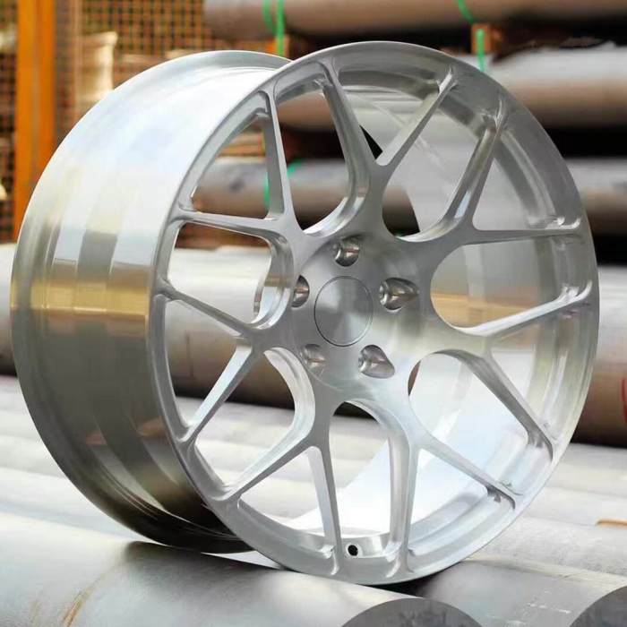Hot sale replica 7 spokes classic Silver 18 inch wheels rim suppliers