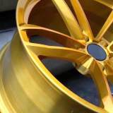Hot sale golden yellow 17 inch wheels 5x112