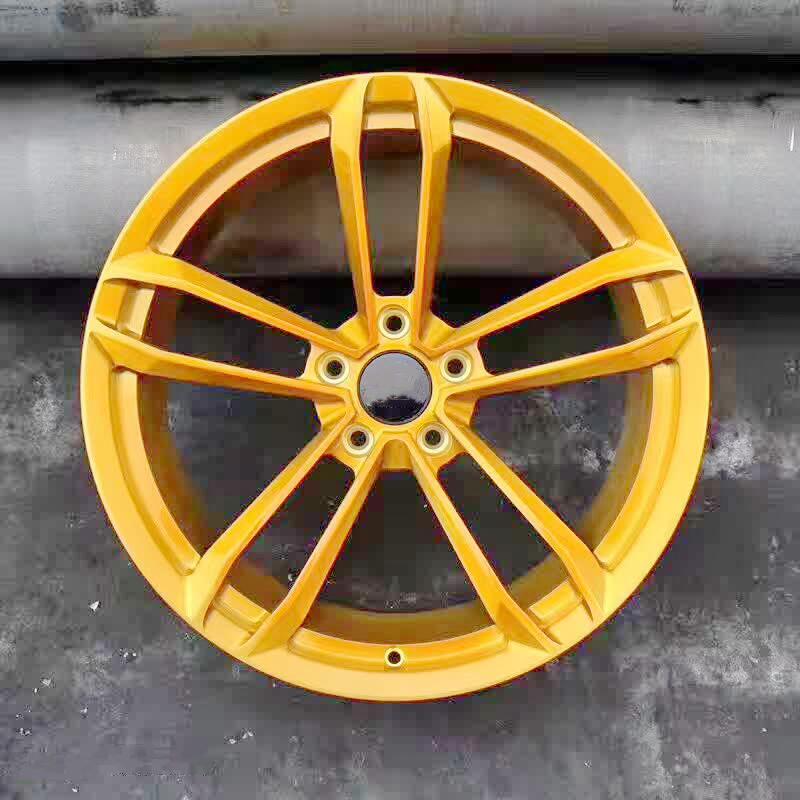 Hot sale golden yellow 21 inch wheels 5x114.3