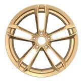 Hot sale golden yellow 18 inch wheels 3D rendering