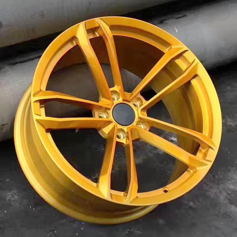 Custom Forged Wheels Golden Double 5 spokes Alloy 6061