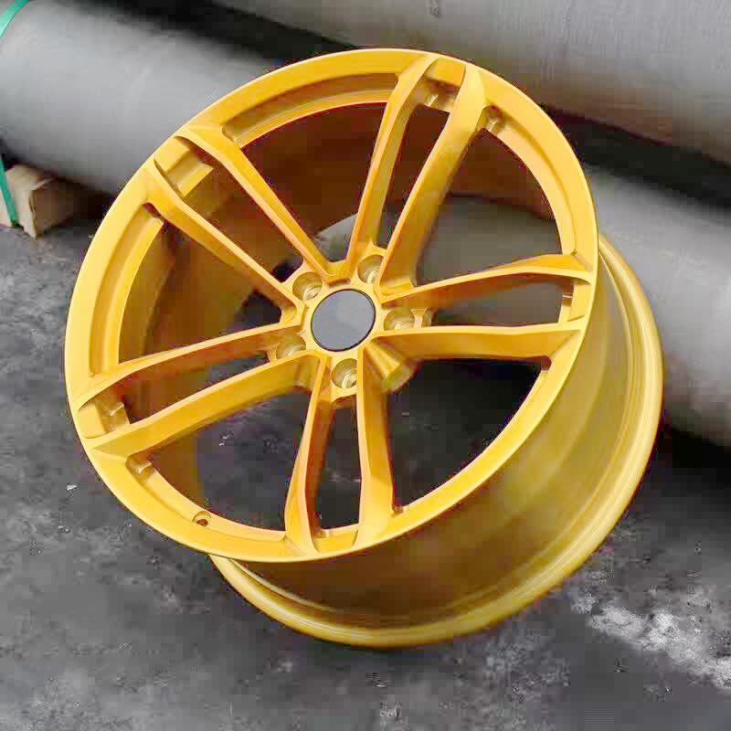 Hot sale golden yellow 20 inch wheels 5x114.3