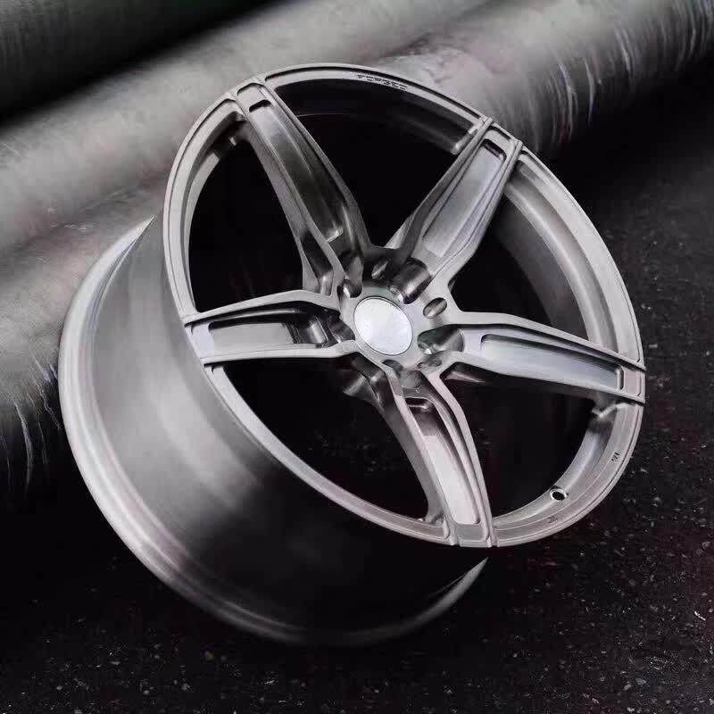 Custom Forged Wheels Gun Metal 5 spokes Alloy 6061