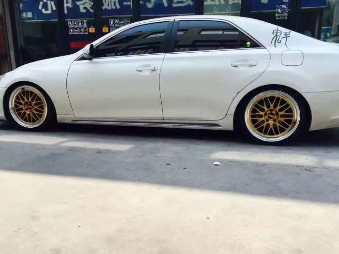 Toyota Camry 19x8J 5X114.3 Forged Wheels Like BBS design Golden Alloy 6061
