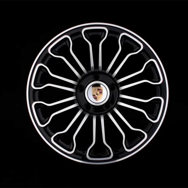 Porsche Panamera 22x11.5J 5x130 forged Wheels Bright Black Machine Face Alloy 6061