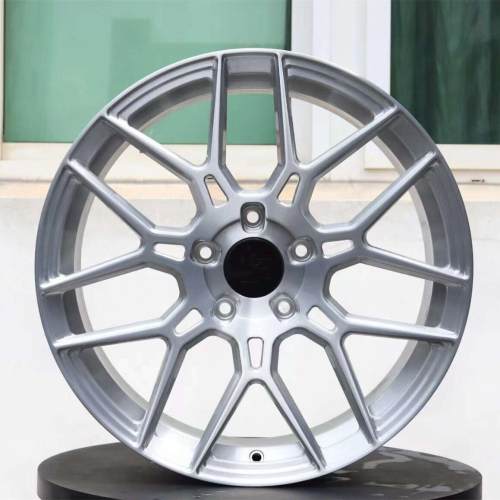 Aftermarket Custom Rim Forged Replica Wheels Bright Silver 5 Lug