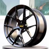 Like BBS Style 19x9J 5X114.3 Forged Wheels Classic Matte Black Alloy 6061