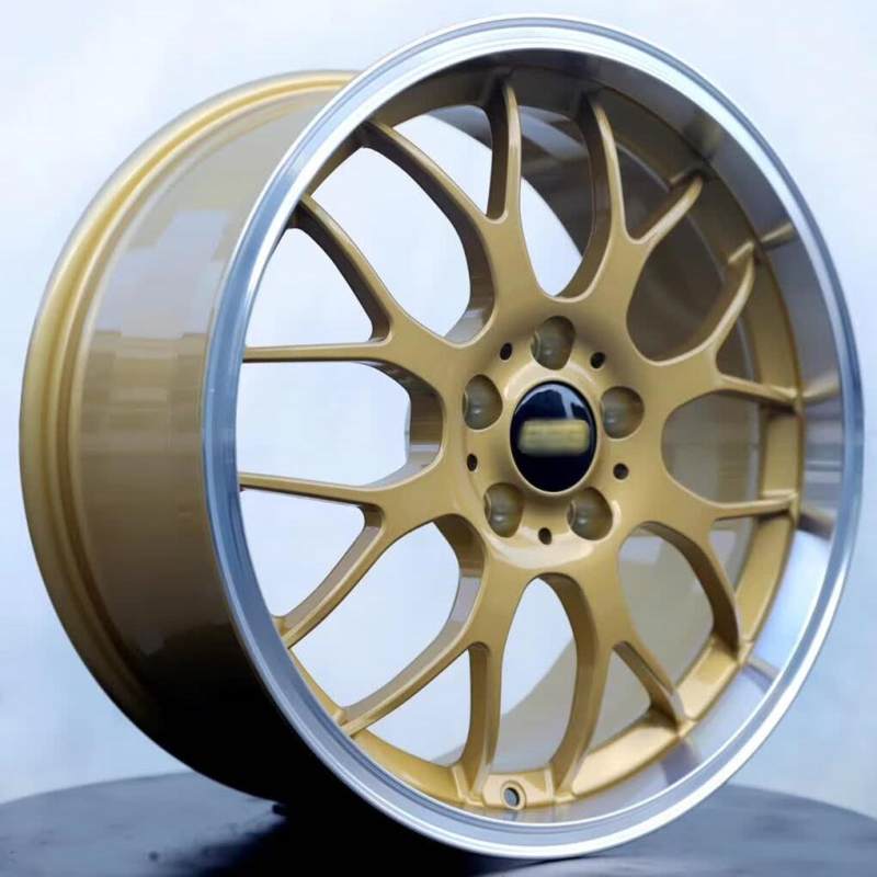 Like BBS Style 20x8.5J 5X112 Forged Wheels Classic Matte Yellow Alloy 6061