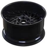 Custom 2 Piece Rim 20x12J 5x120 Deep Dish Forged Wheels Bright Black Alloy 6061