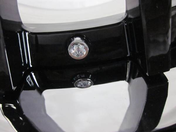 Aftermarket Custom Forged 3-piece wheels Bright Black Center Polish Rim