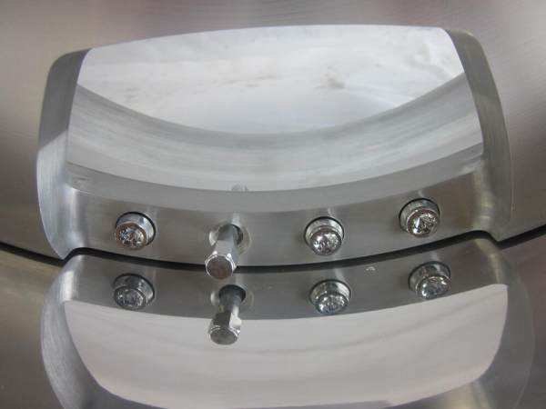 Aftermarket Custom Forged 3-piece wheels Silver Center Polish Rim