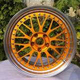 Like BBS Step Lip Style 3-Piece Wheels 19x11J Golden Center Polish Outer Rim