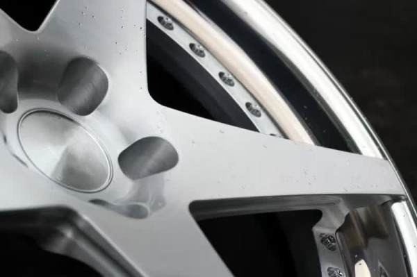 Aftermarket Custom Forged 3-Piece Wheels Silver Center Polish Step Lip