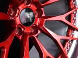 Aftermarket Custom Forged 3-Piece Wheels 19x12.5J Red Center Polish Step Lip