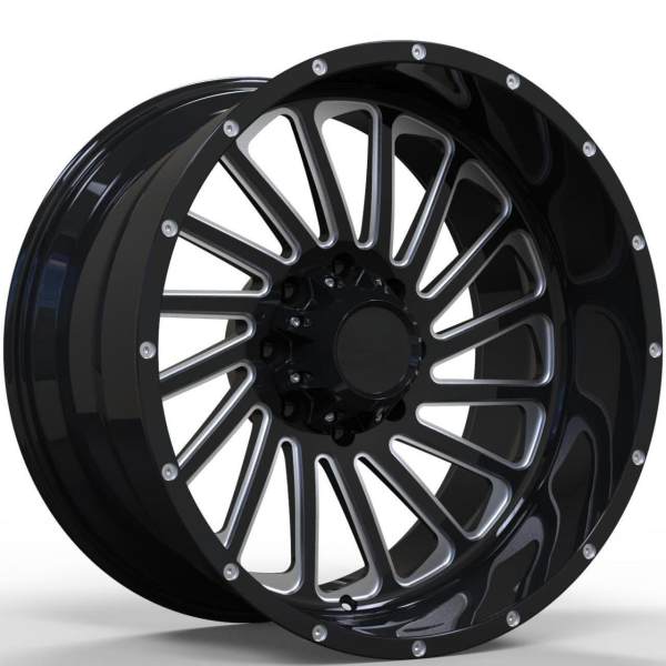 Aftermarket Custom Off Road Rim 4x4 Truck Wheel 22x10 Black Suits Chevrolet 2500