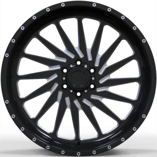 20 22 24 26 30 inch Black Wheel suitable for GMC 3500 Custom Off Road Rim 4x4 Truck Rim