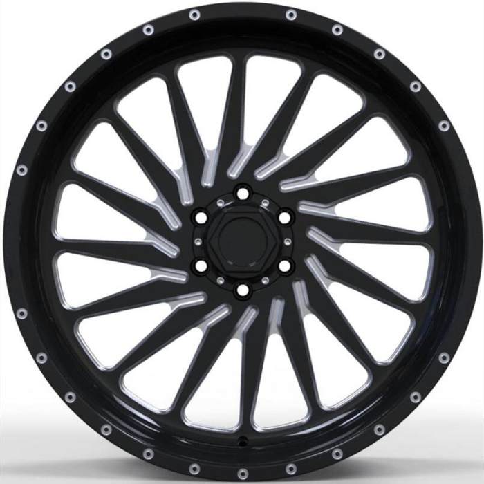 20 22 24 26 30 inch Black Wheel suitable for GMC 2500 Custom Off Road Rim 4x4 Truck Rim