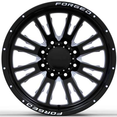 20 22 24 26 30 inch Black Wheel suitable for Custom Pickup Off Road Rim 4x4 Truck Barrel