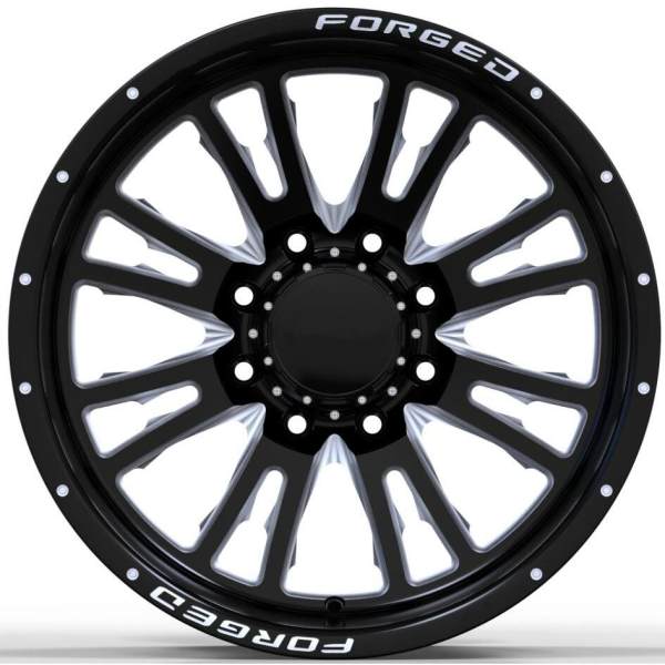20 22 24 26 30 inch Black Wheel suitable for Custom Pickup Off Road Rim 4x4 Truck Barrel