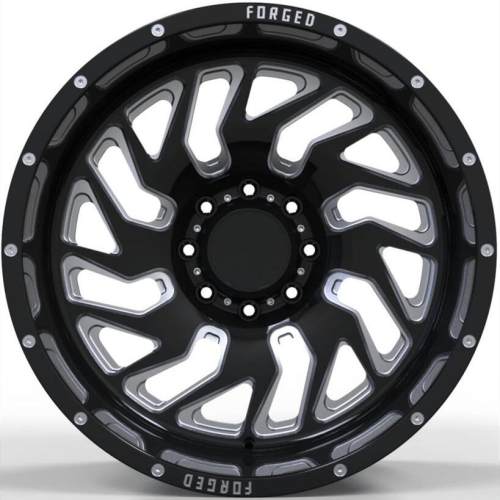 20 22 24 26 30 inch Black Wheel suitable for Toyota Tacoma Custom Off Road Rim 4x4 Truck Rim