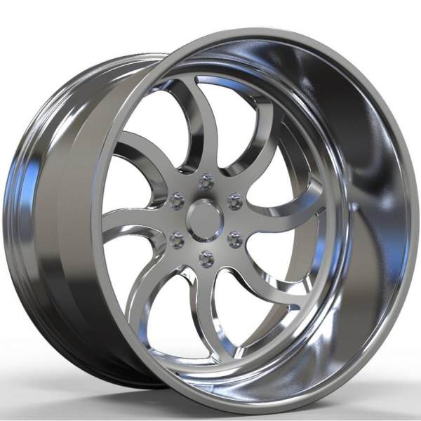 20 22 24 26 30 inch Polish Wheel suitable for Custom Pickup Off Road Rim 4x4 Truck Barrel