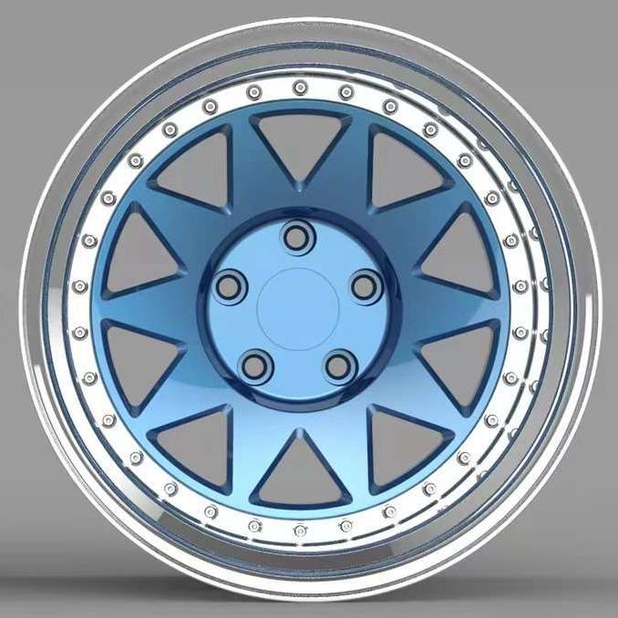 Super Deep Dish 18x20J Rear Wheel Double Tire Exclusive New Design 3-piece wheels