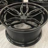 Replica Turismo Lightweight Spoke Design 19 Inch Matte Black Wheels