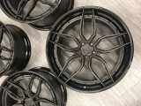 Replica Turismo Lightweight Spoke Design 20 Inch Matte Black Wheels